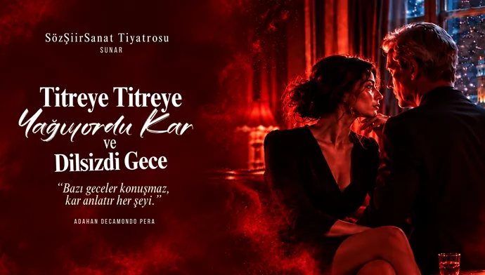 Titreye Titreye Yağıyordu Kar ve Dilsizdi Gece card