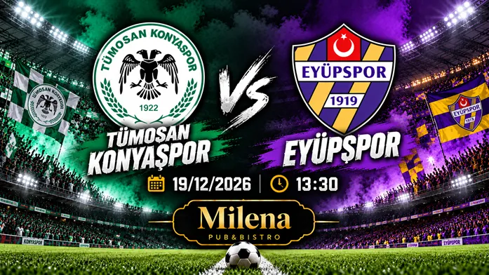 Tümosan Konyaspor - Eyüpspor I Milena Pub küçük resim