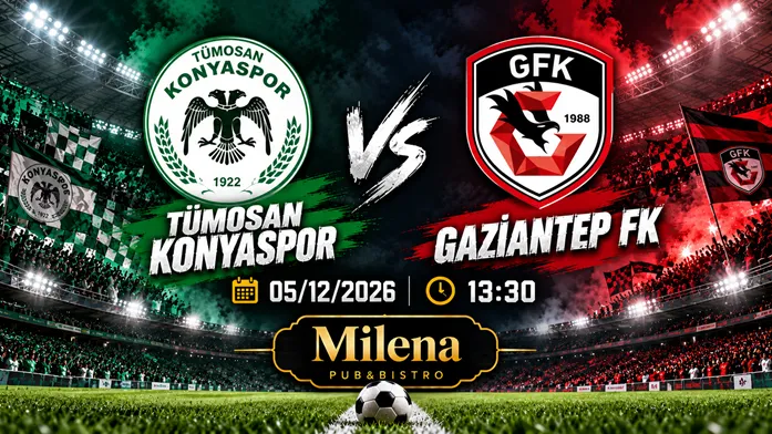 Tümosan Konyaspor - Gaziantep FK I Milena Pub küçük resim