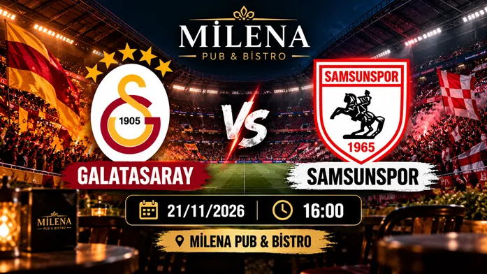 Galatasaray - Samsunspor  I Milena Pub küçük resim