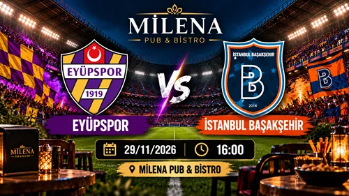 Eyüpspor - İstanbul Başakşehir I Milena Pub küçük resim
