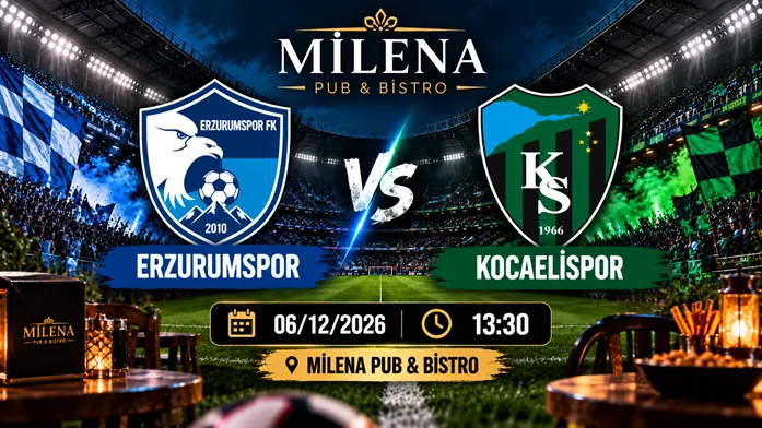 Erzurumspor - Kocaelispor I Milena Pub küçük resim