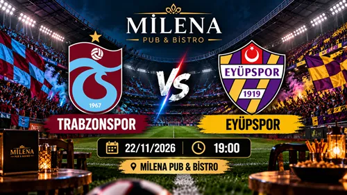 Trabzonspor - Eyüpspor I Milena Pub küçük resim