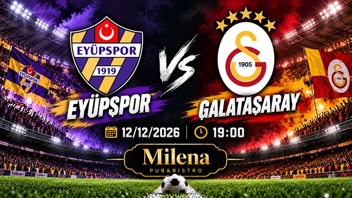 Eyüpspor - Galatasaray I Milena Pub card