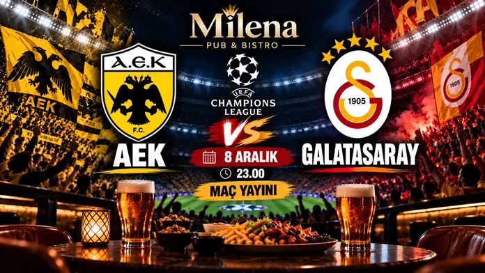 AEK Athens - Galatasaray I Milena Pub küçük resim