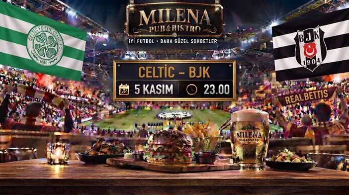 Celtic - Beşiktaş I Milena Pub küçük resim