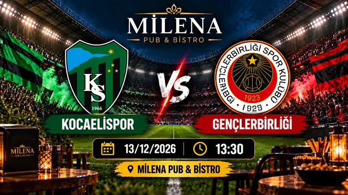 Kocaelispor - Gençlerbirliği I Milena Pub küçük resim