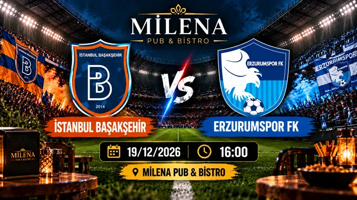 İstanbul Başaksehir - Erzurumspor FK I Milena Pub küçük resim