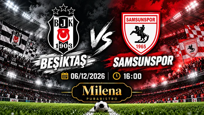 Beşiktaş - Samsunspor I Milena Pub küçük resim