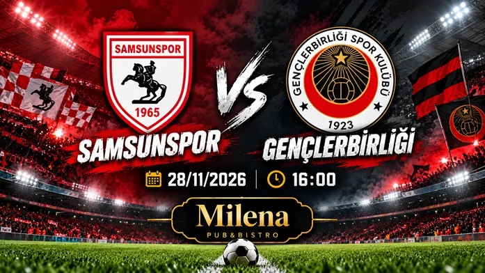 Samsunspor - Gençlerbirliği   I Milena Pub küçük resim