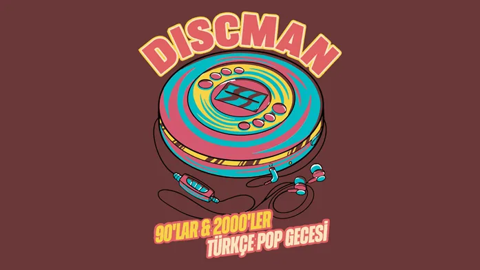 Discman 90'lar & 2000'ler Türkçe Pop Gecesi card