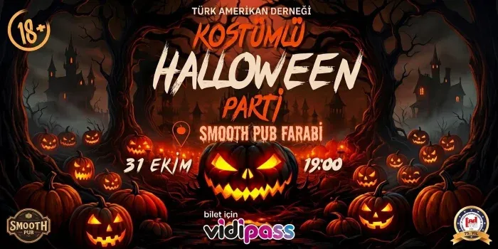 Kostümlü Halloween Parti card
