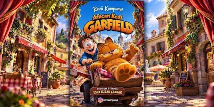 Afacan Kedi Garfield card