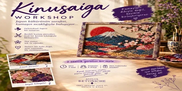 Kinusaiga Kumaştan Tablo Atölyesi card